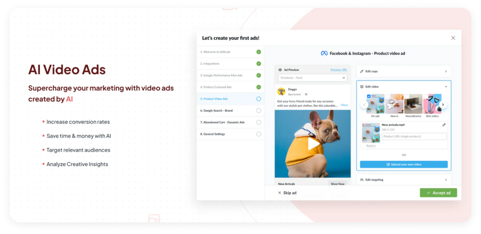 AdScale - AI ad automation tool for Shopify stores