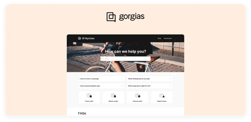 Gorgias - AI customer support tool for Shopify stores